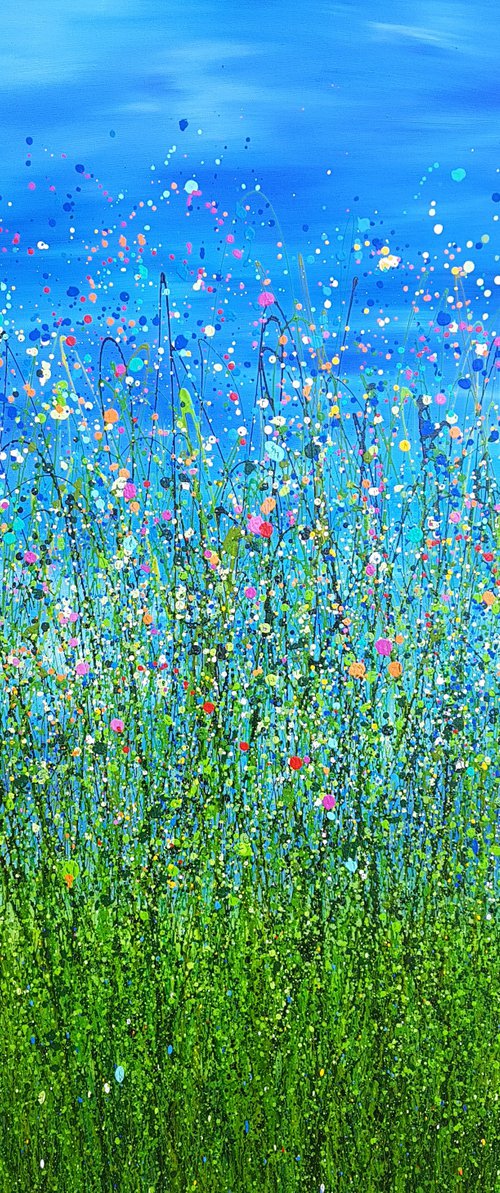 Drifting On A midnight Breeze - un stretched by Lucy Moore