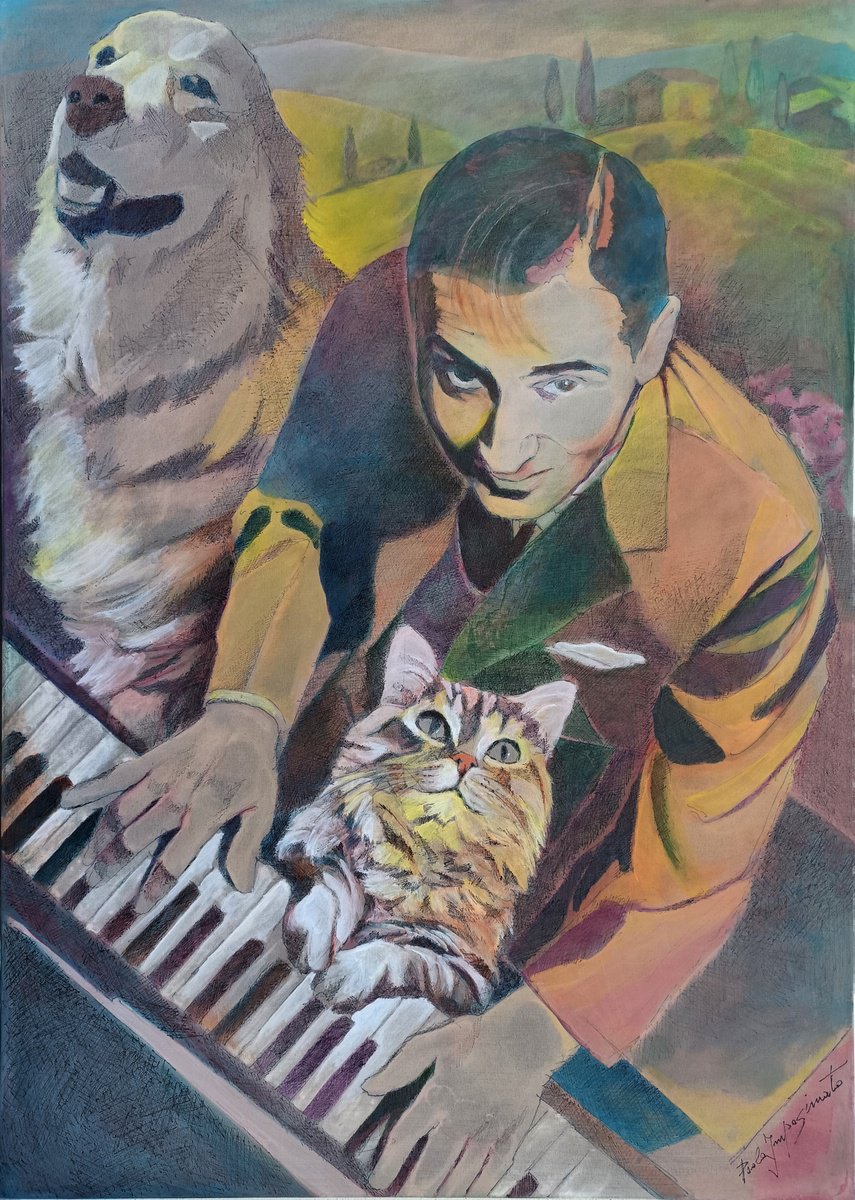 The Piano In The Countryside By Paola Imposimato, 20 X 28, Artwork For Sale On Artfinder