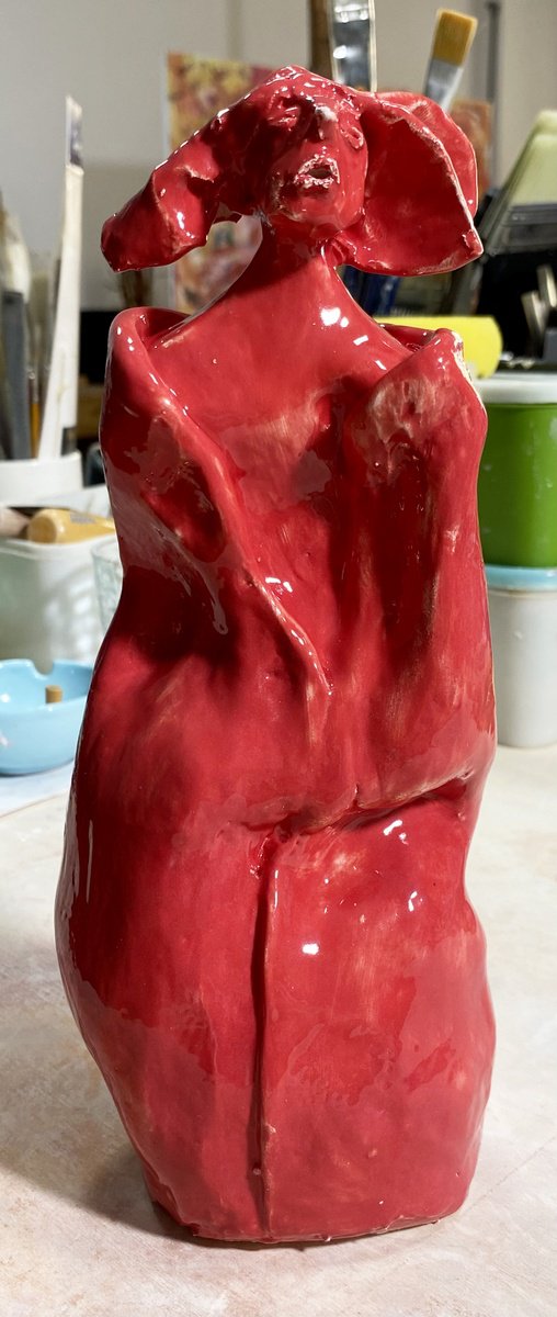 Organic Clay Sculpture , Il Questuante (The Beggar) By YS?rei, 4 X 10, Artwork For Sale On Artfinder