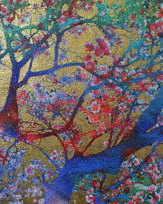 Bright golden magnolia