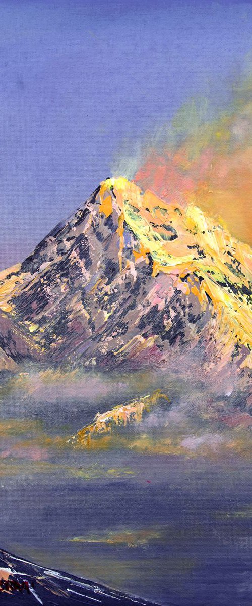 Everest sunrise by Nino Ponditerra