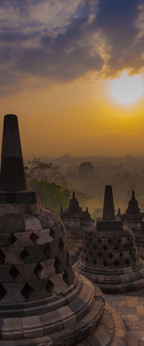 Borobudur Sunrise by Yulia McGrath