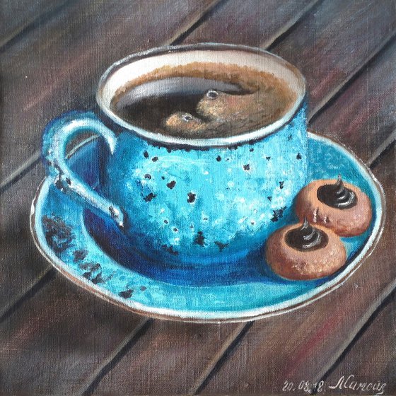 Cup of Brazilian coffee