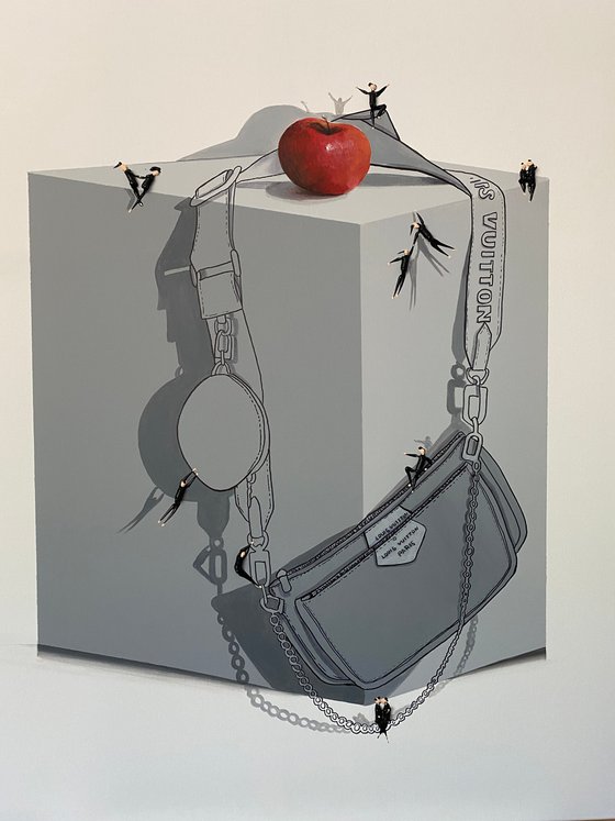 Action.3D LV Bag Freedom People. Eka Peradze Art.