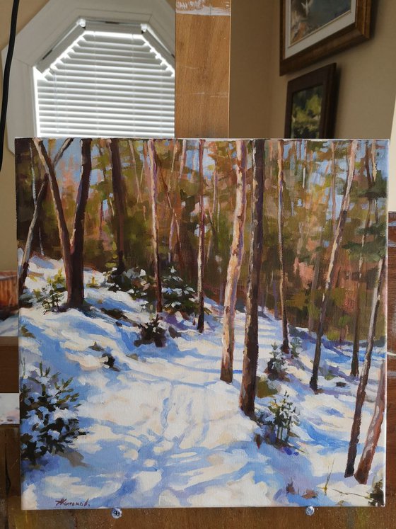 Winter paths 4 (14x14x0.7'')