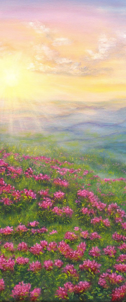 Blue ridge Mountains by Ludmilla Ukrow