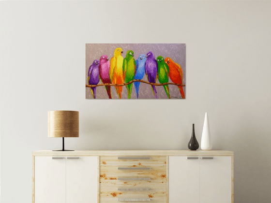 Parrots friends