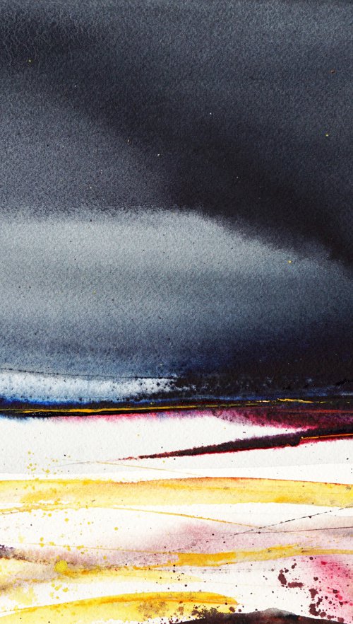 Landscape 21-3 30x22cm / 12x9 in by jelena b