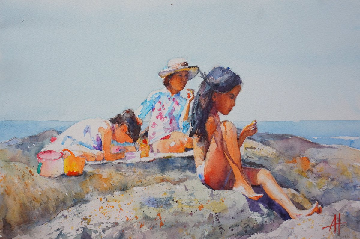 Beach Girls by andrew hodgson