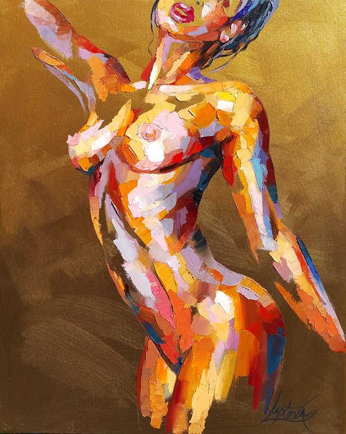 Nude woman by Viktoria Lapteva
