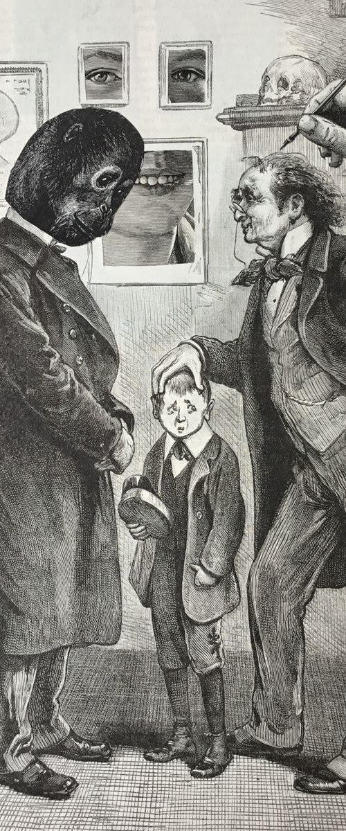 Visiting the Phrenologist by Tudor Evans