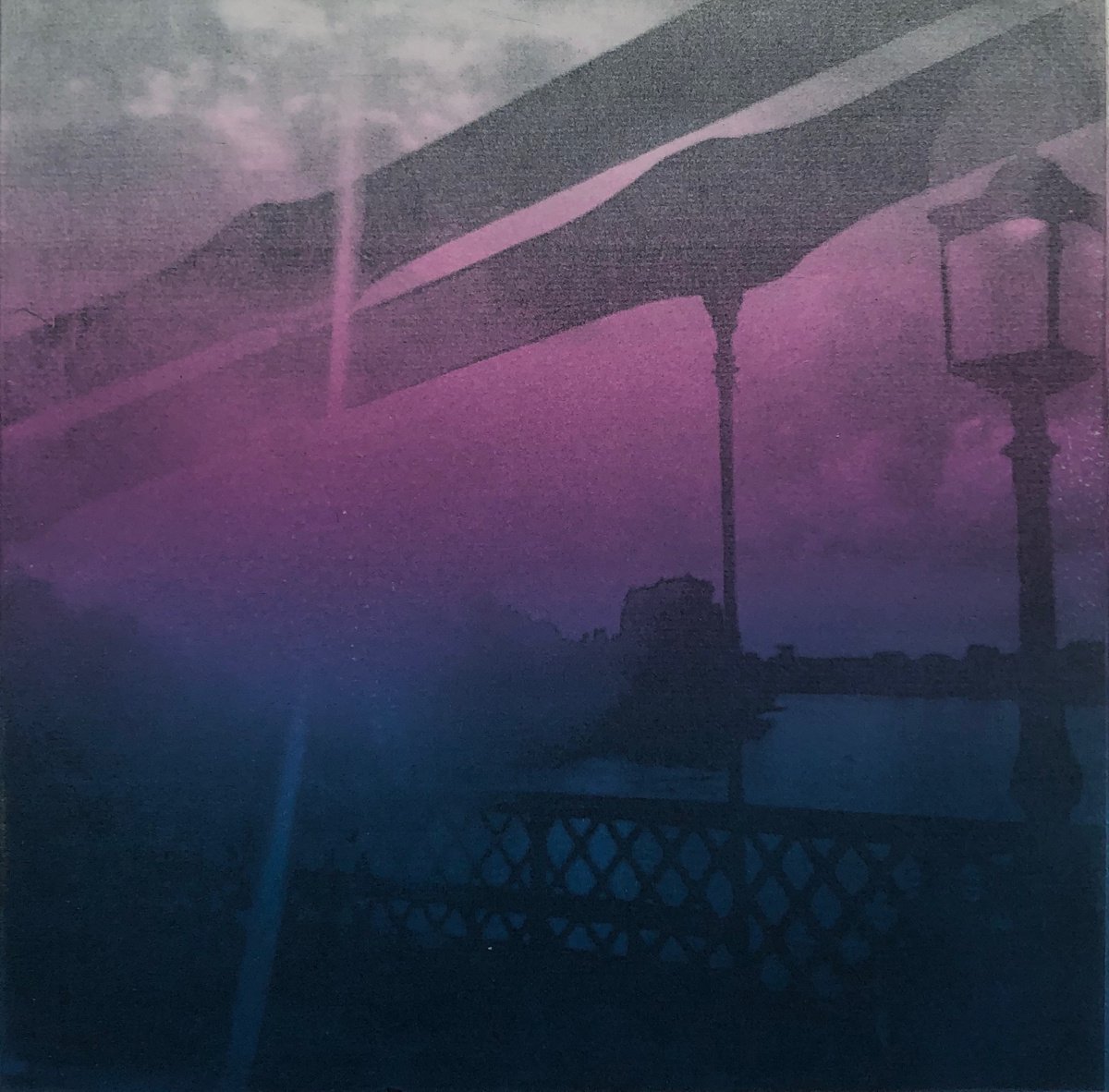 Hammersmith Bridge 19/50 FRAMED by Diane McLellan