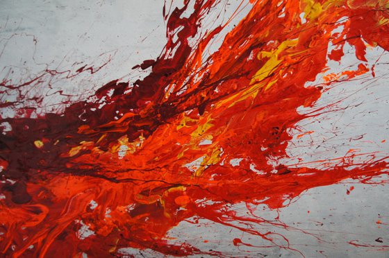 Twisting Fire V - CANVAS ONLY
