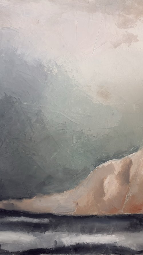 The winter sea coastal knife by Daniela Nocito