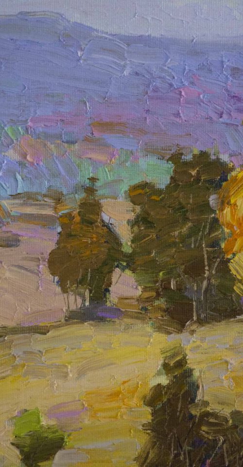 Autumn Colors Handmade oil Painting on Canvas by Vahe Yeremyan