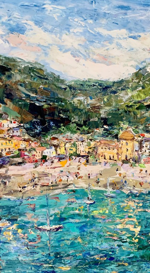 The Landscape of the Amalfi Coast by Vilma Gataveckienė
