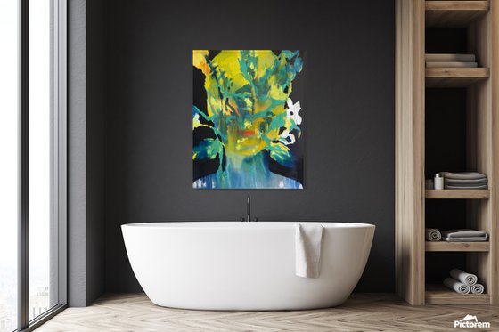 Floral Masked Portrait