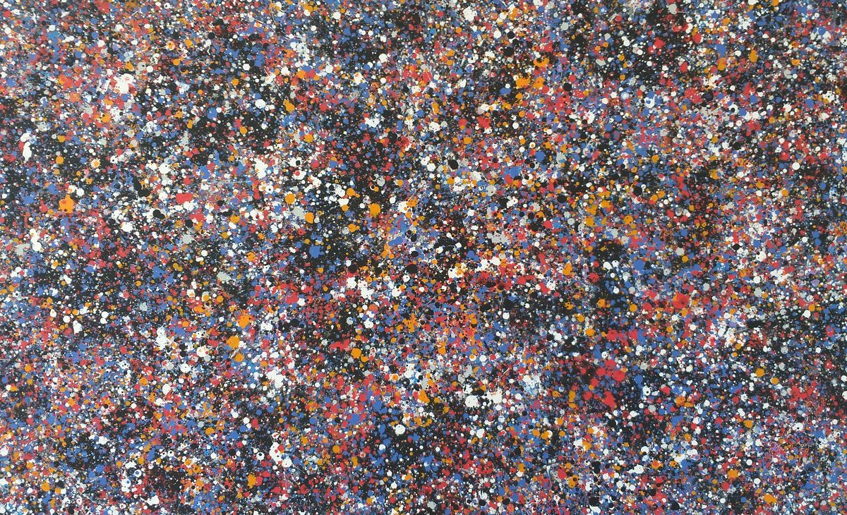 Abstract Acrylic Painting By Max Yaskin, 65 X 39", Mix By M.y., Original Artwork