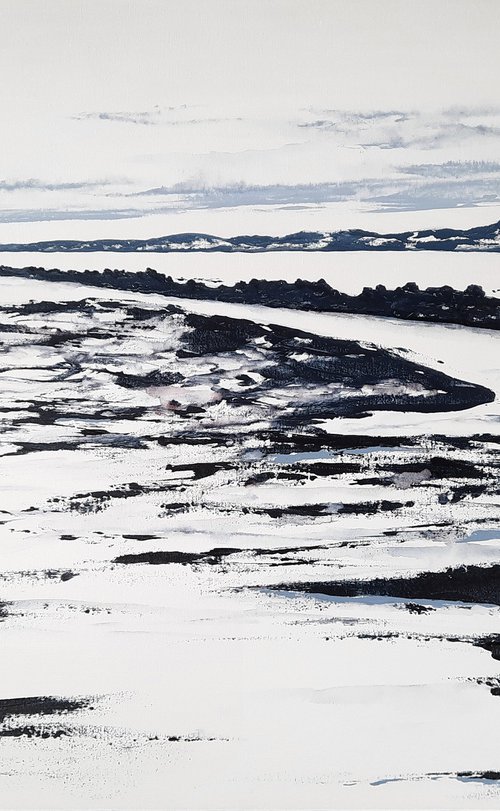 Low tide at St-Nicolas, # 208 by Jules Morissette