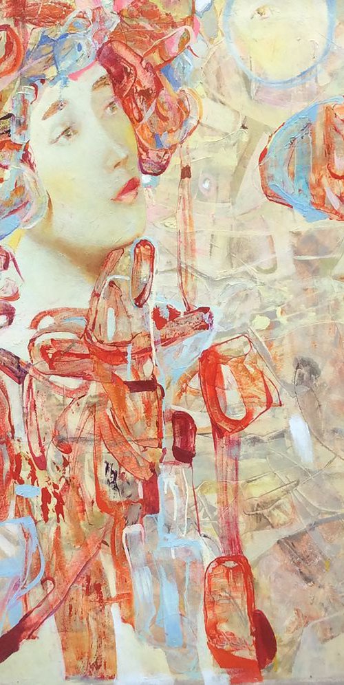 Oil painting, large oil painting on canvas by Kate Kulish