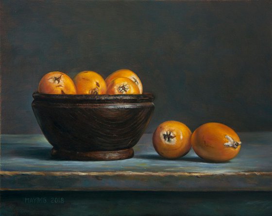 Loquat (Original Oil Painting)