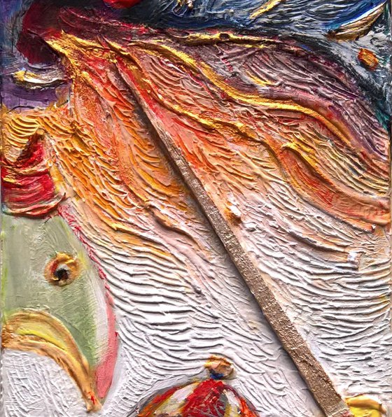 - STRUDEL WARRIOR - ( 35 x 10 x 4 cm )