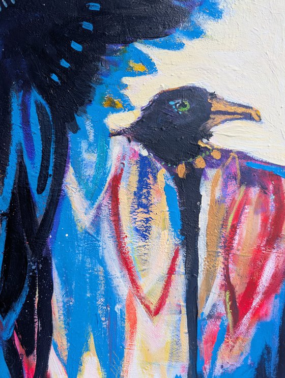 Raven charts the course.