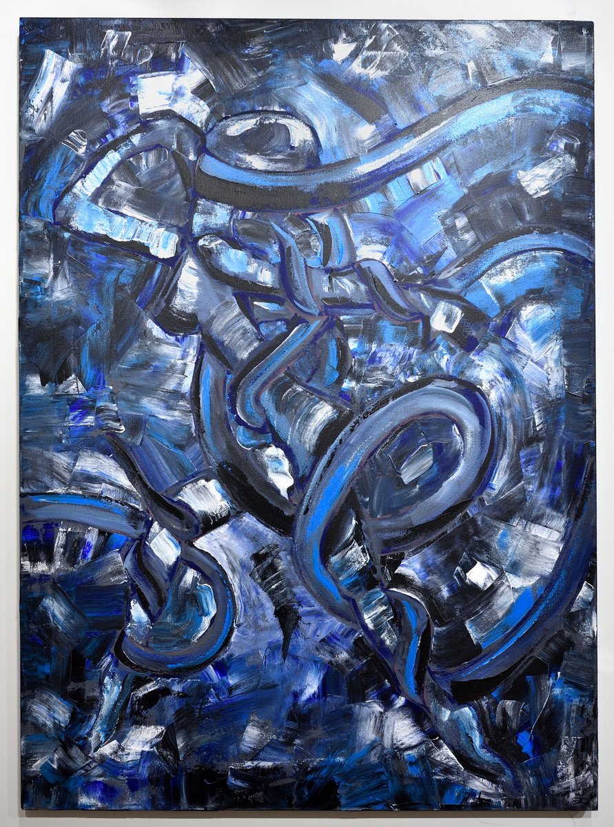 Holding Back By Jonathan Lindsay, 38 X 52, Artwork For Sale On Artfinder