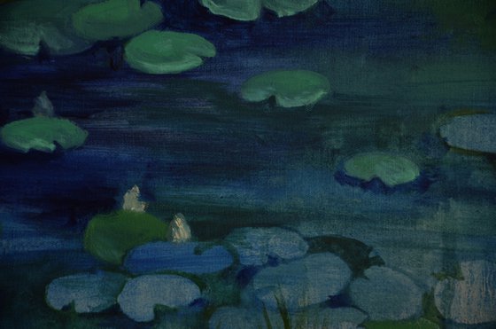 Lily pond. Lullaby