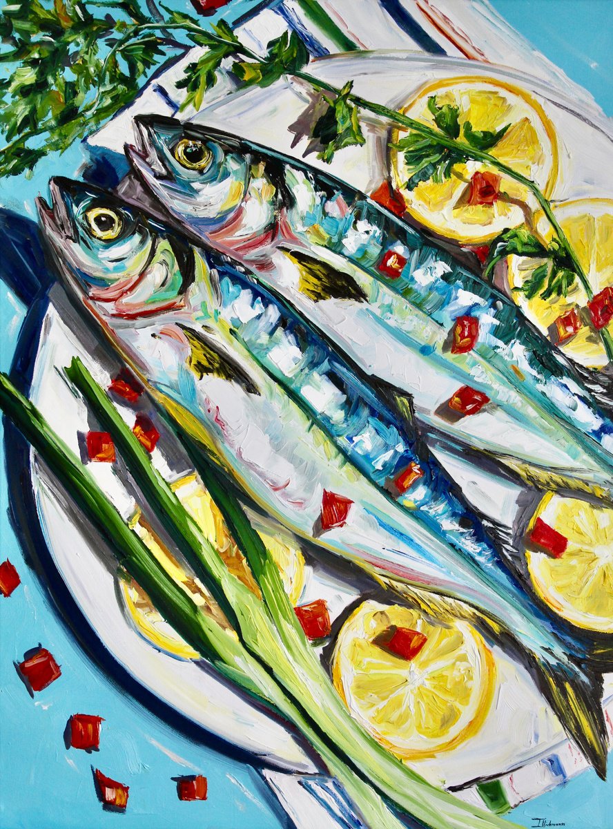 Catch Of The Day By Liza Illichmann, 24 X 31, Artwork For Sale On Artfinder