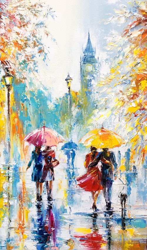 Autumn London by Olena Romanenko