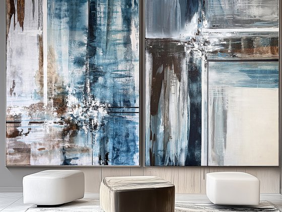Diptych Connection of Depths
