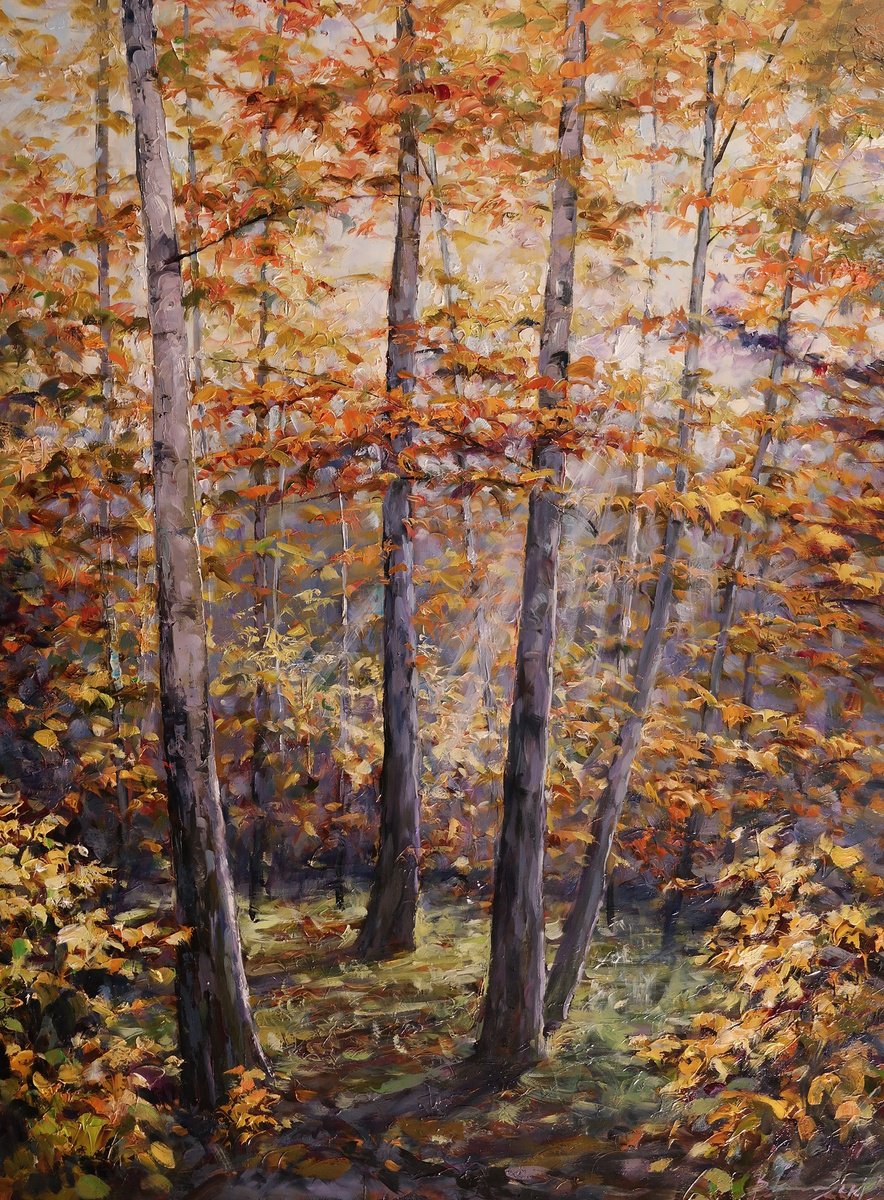October Warmth By Gennady Vylusk, 24 X 31, Artwork For Sale On Artfinder
