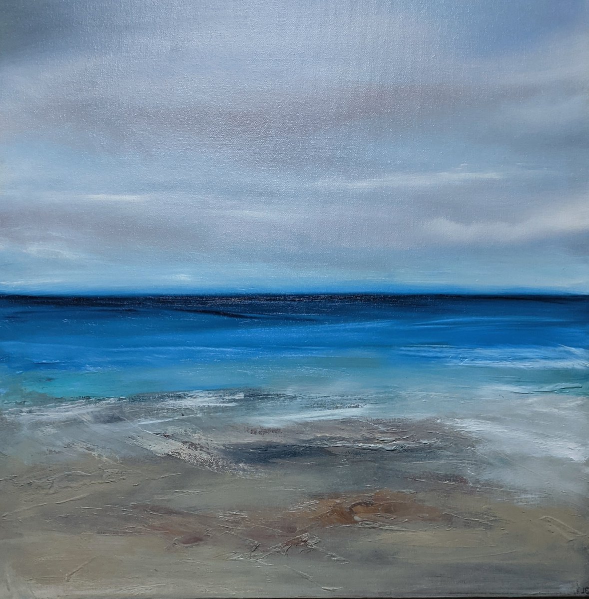 Looking out to sea by Jo Earl