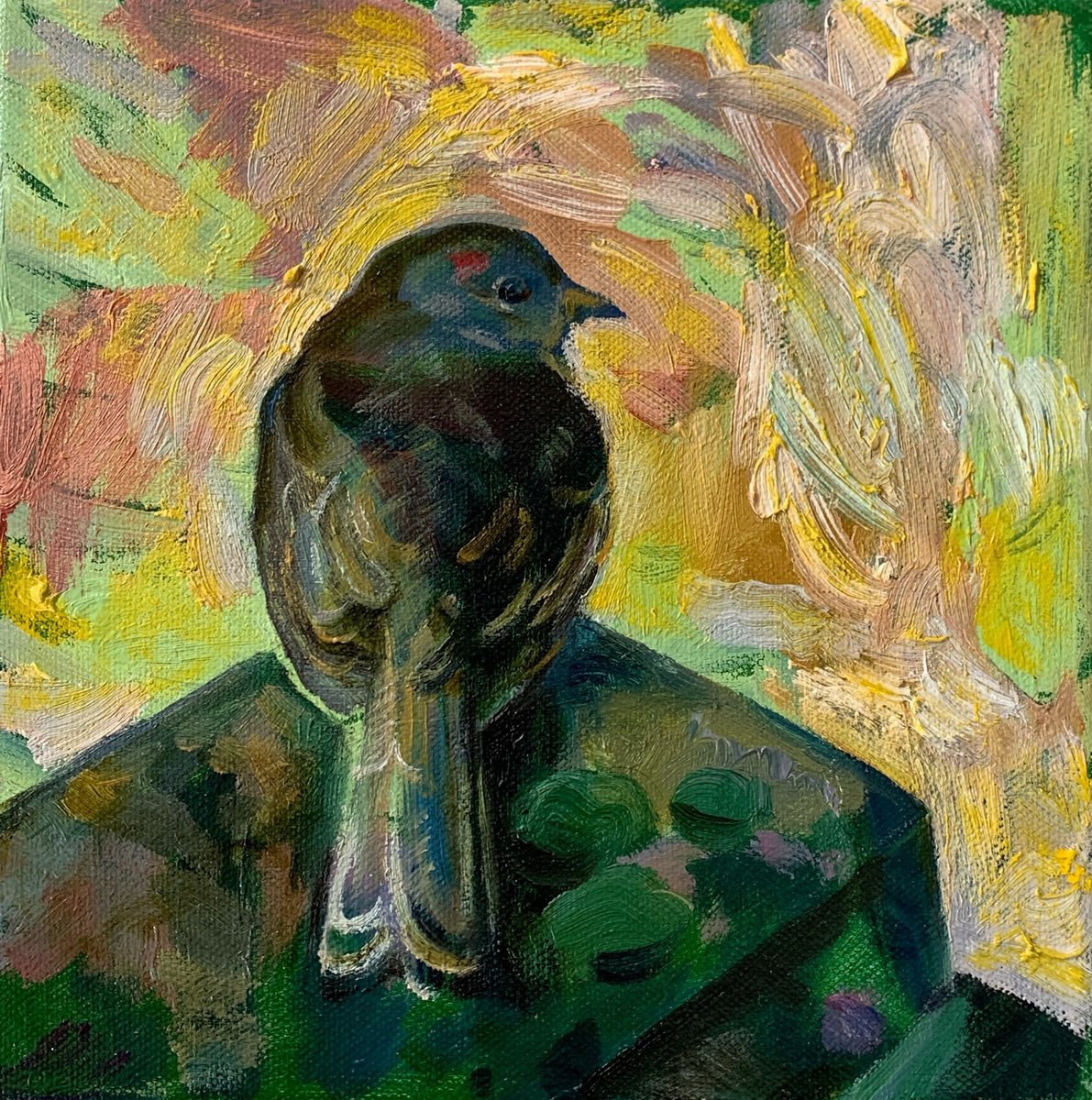 Sparrow By Natalia Matveeva, 8 X 8, Artwork For Sale On Artfinder