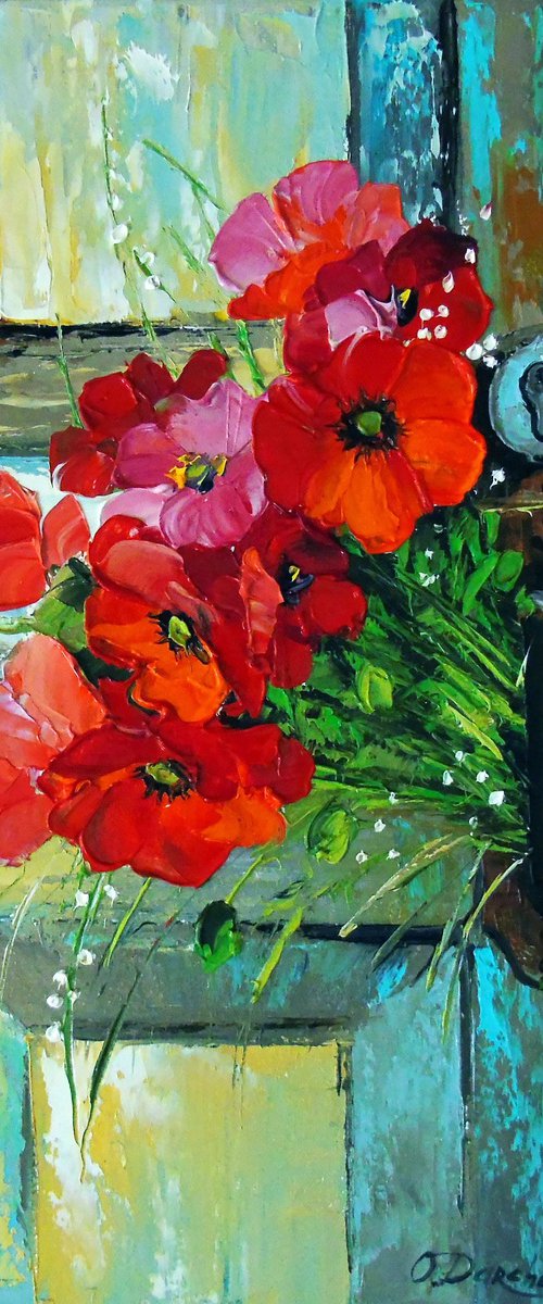 Bouquet of poppies for your beloved by Olha Darchuk