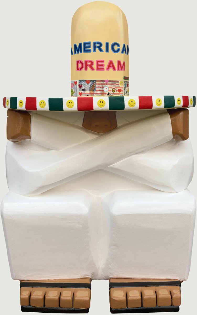 Urban And Pop Wood Sculpture , The American Dream By Segutoart, 26 X 34, Artwork For Sale On Artfinder