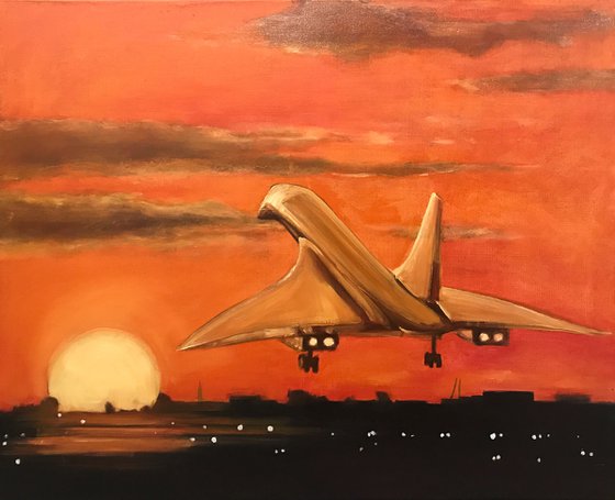 Concorde is landing