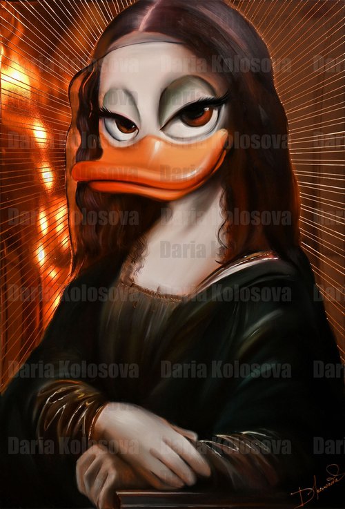 Mona Duck by Daria Kolosova