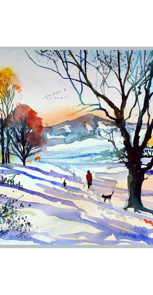 Winter Walk by Julia  Rigby