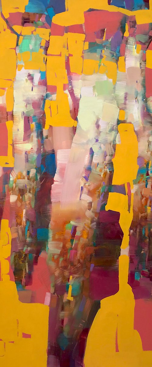 Touch of Autumn, Original oil painting, Handmade artwork, One of a kind by Vahe Yeremyan