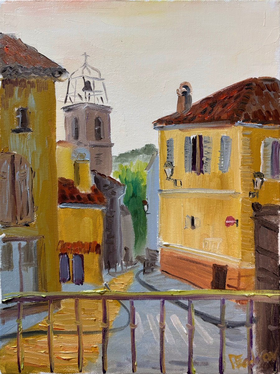 Evening Bells Of Sainte-Maxime By Dmitry Fedorov, 12 X 16, Artwork For Sale On Artfinder