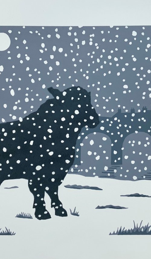 Wyeside Snow by Paul Rickard