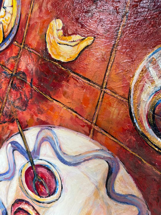 Shrimp, lemon and Oyster