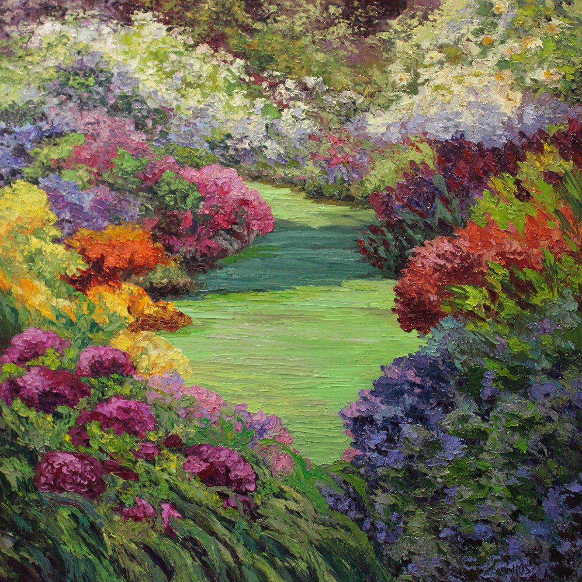 European Garden by Kristen Olson Stone