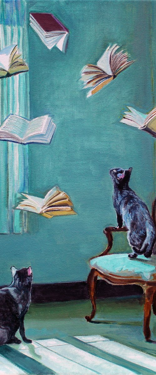 Feline spooky #3 by Timothy Adam Matthews
