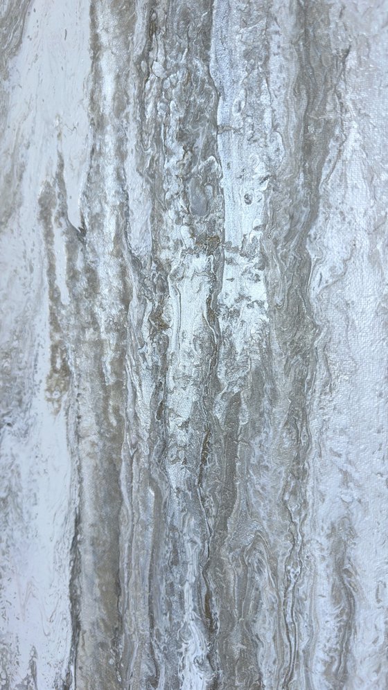 Voile — Neutral Abstract Diptych