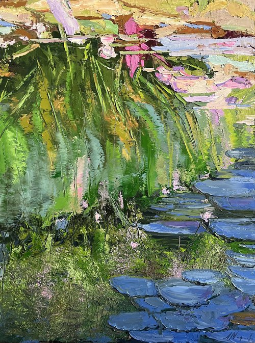 Water lilies pond(SA) by Elena Mashajeva-Agraphiotis