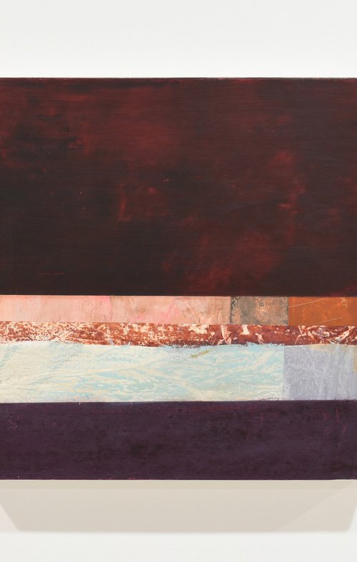 Burgundy with a Pale Line by MonoField Studio
