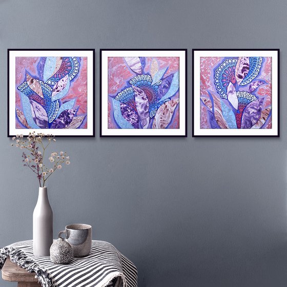 Venus Gardens, set of 3